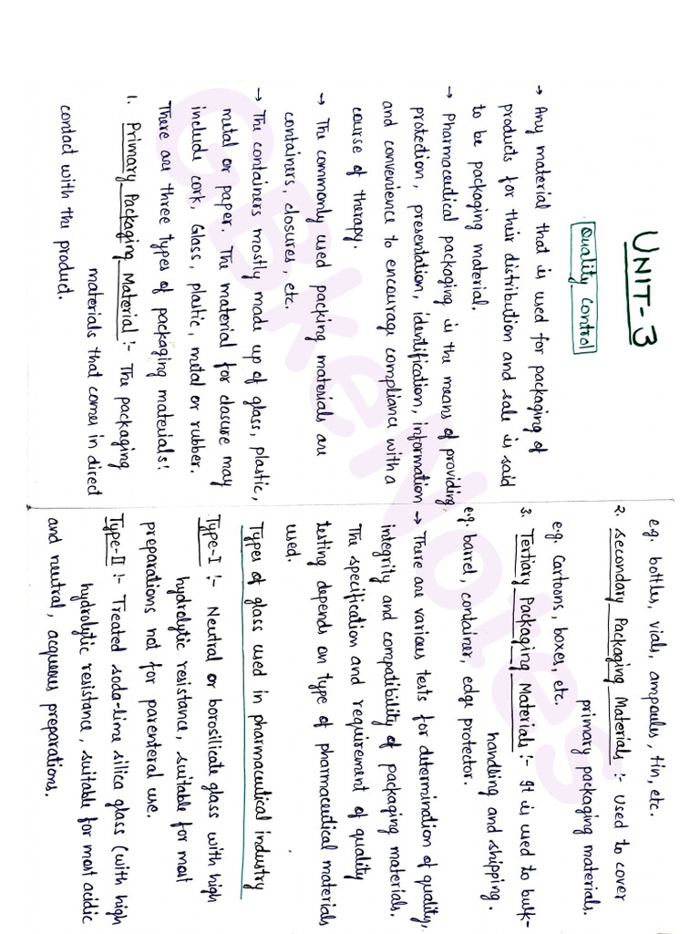 Quality Assurance Unit 3 Notes | PDF