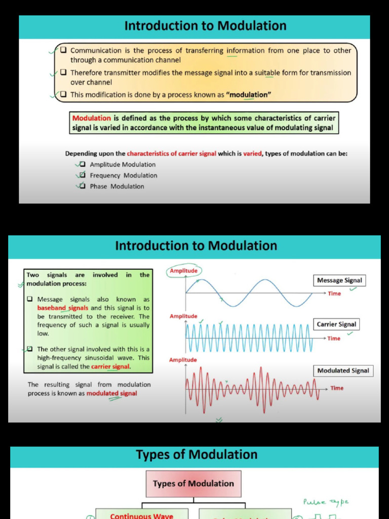 Modulating vs. Modulated Waves Explained | PDF