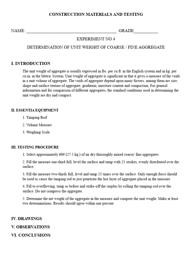 CMT Lab2 | PDF | Weight | Density