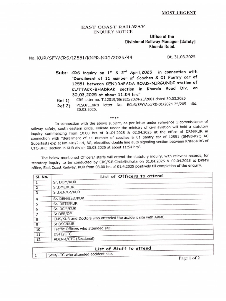 CRS Enquiry Notice | PDF