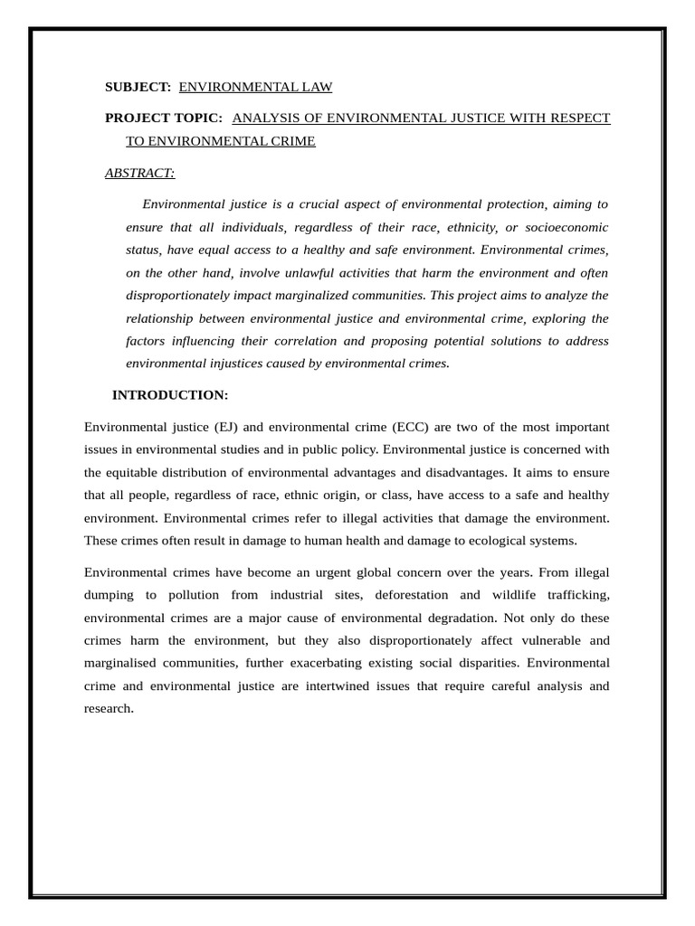 Environ Law | PDF | Environmental Law | Waste