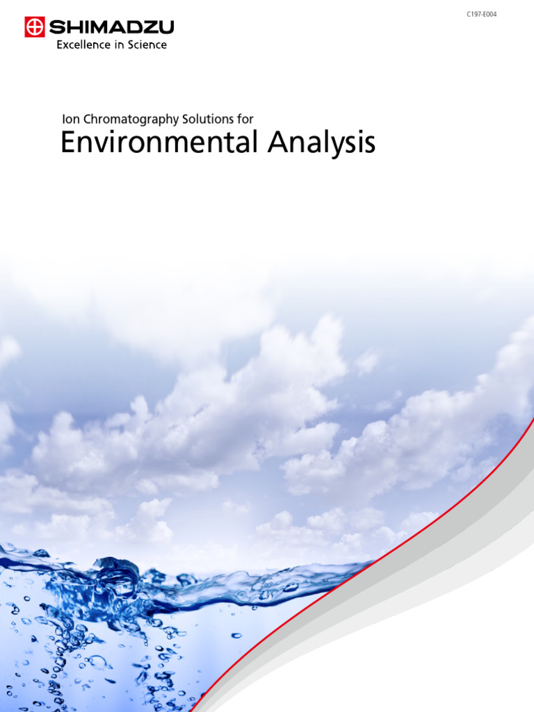 Environmental Analysis: Ion Chromatography Solutions For | PDF ...