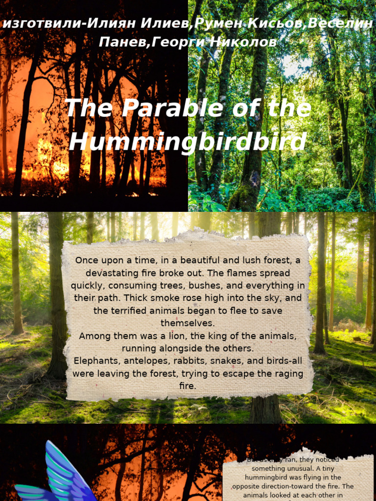 Hummingbird's Courage in Crisis | PDF