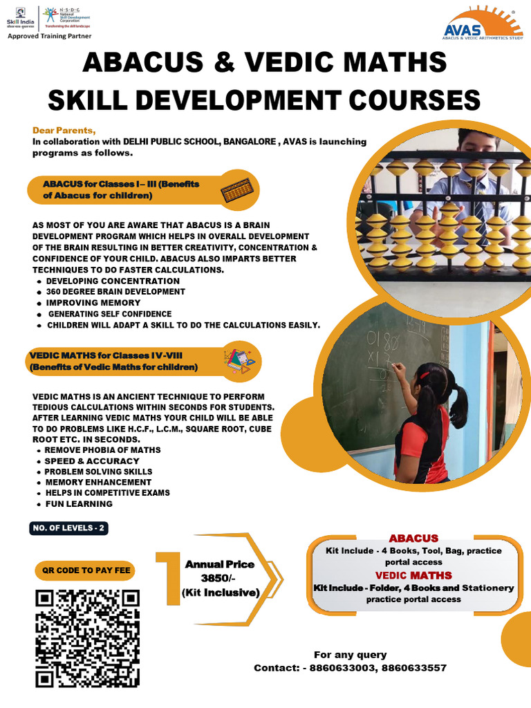 4519 Abacus & Vedic Maths | PDF