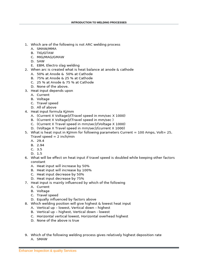 Overview of Welding Processes and Techniques | PDF | Welding | Construction
