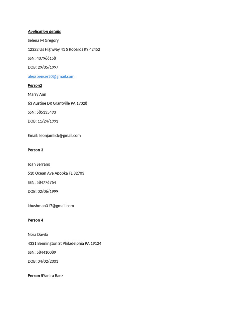 Application Details | PDF