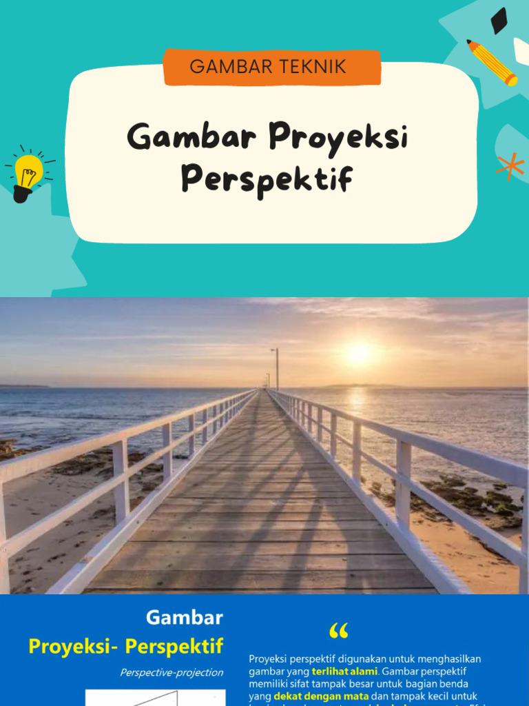 Gambar Proyeksi dan Perspektif Teknik | PDF