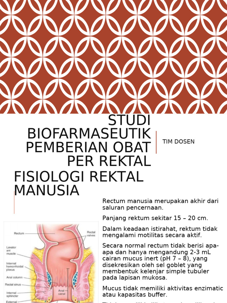 Pemberian Obat Rektal: Keuntungan dan Kekurangan | PDF