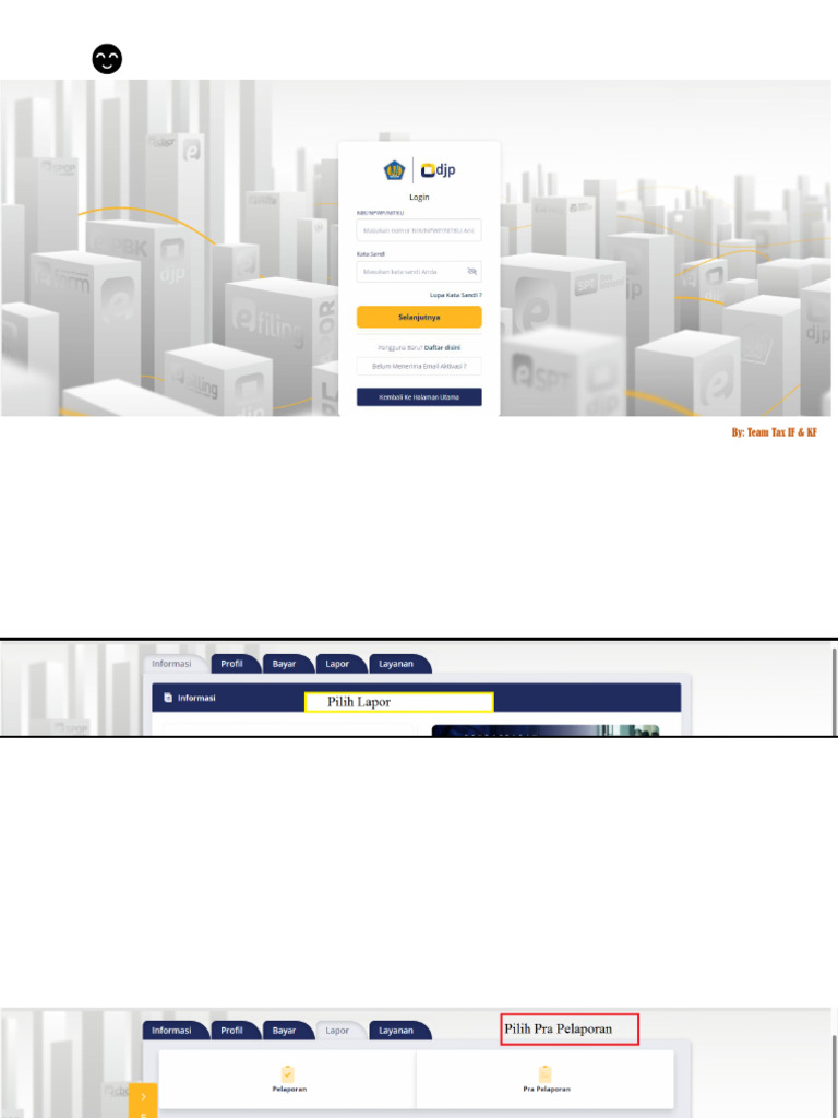 Tutorial Download SPT Tahunan Pribadi | PDF