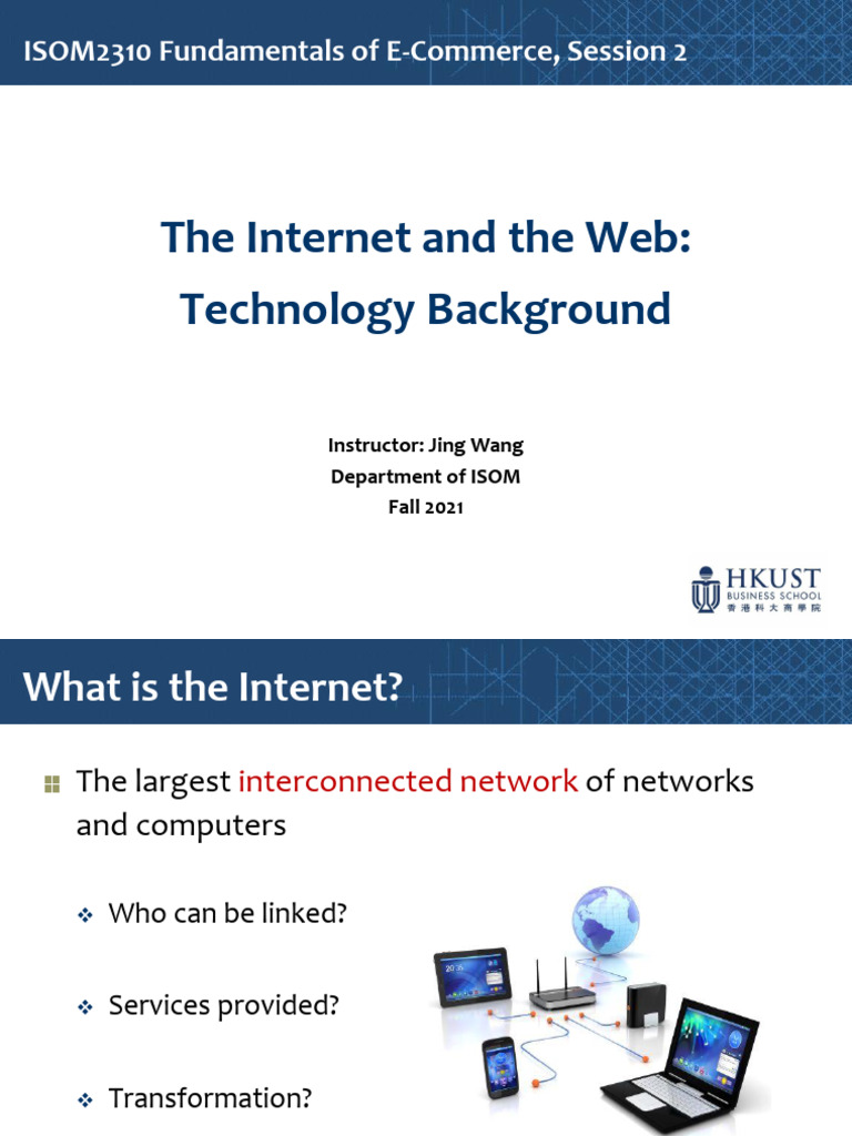 2-The Internet and the Web-Technology Background | PDF | Internet ...
