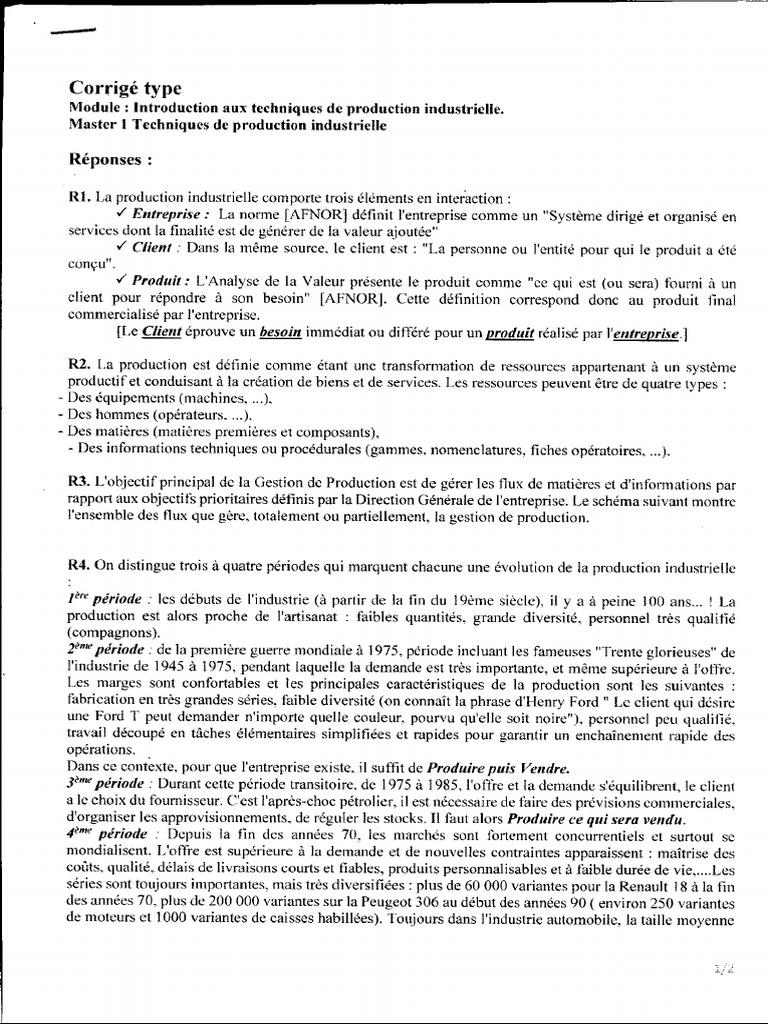 Benhamadouche M1 TPI Introd Aux Tpi | PDF