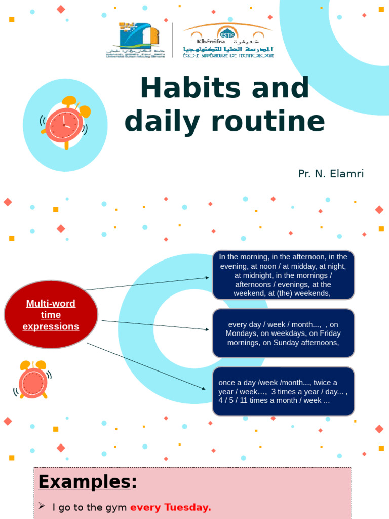 Habits and Daily Routine | PDF | Verb | Adverb