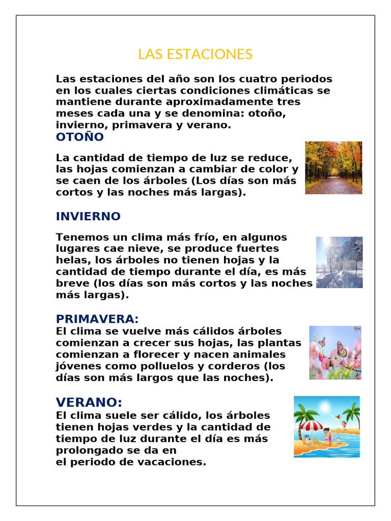 Las Estaciones | PDF, image size:768x1024