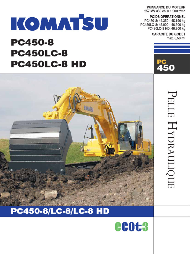 Komatsu PC450 | PDF | Frein | Pompe
