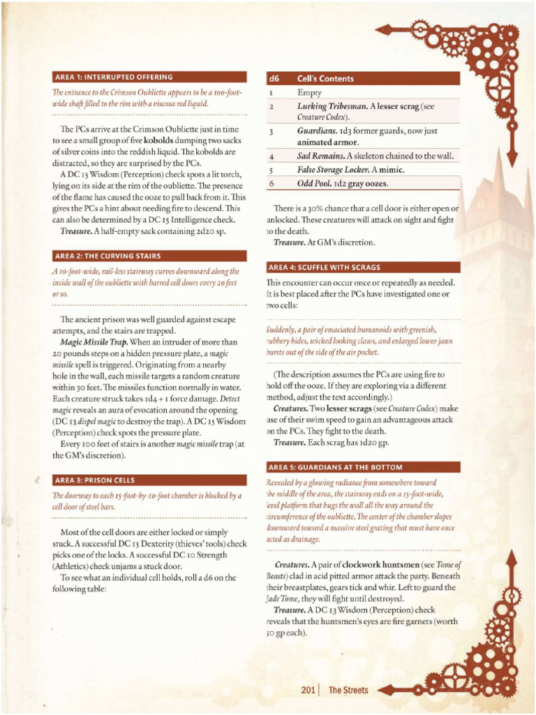 Zobeck Clockwork City p201 | PDF