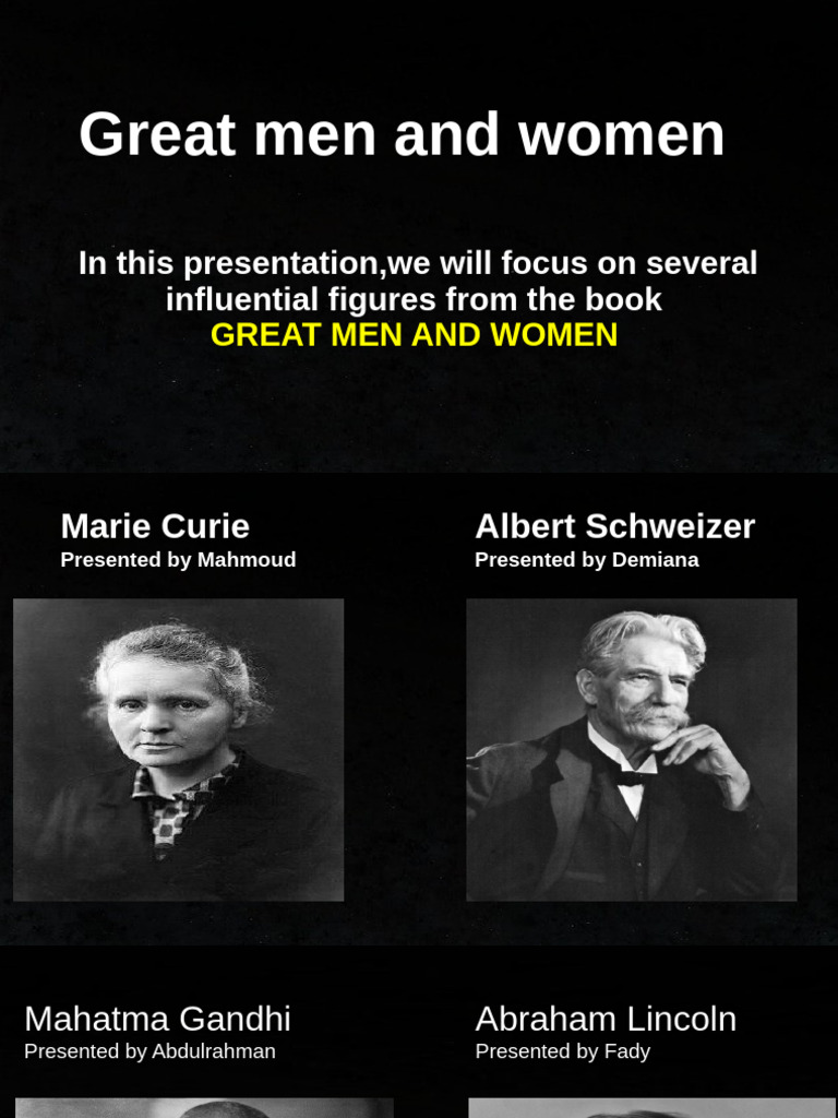 Influential Figures in History | PDF