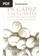 De Cádiz y sus cantes. Fernando Quiñones