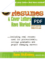 Resumes and Cover Letters