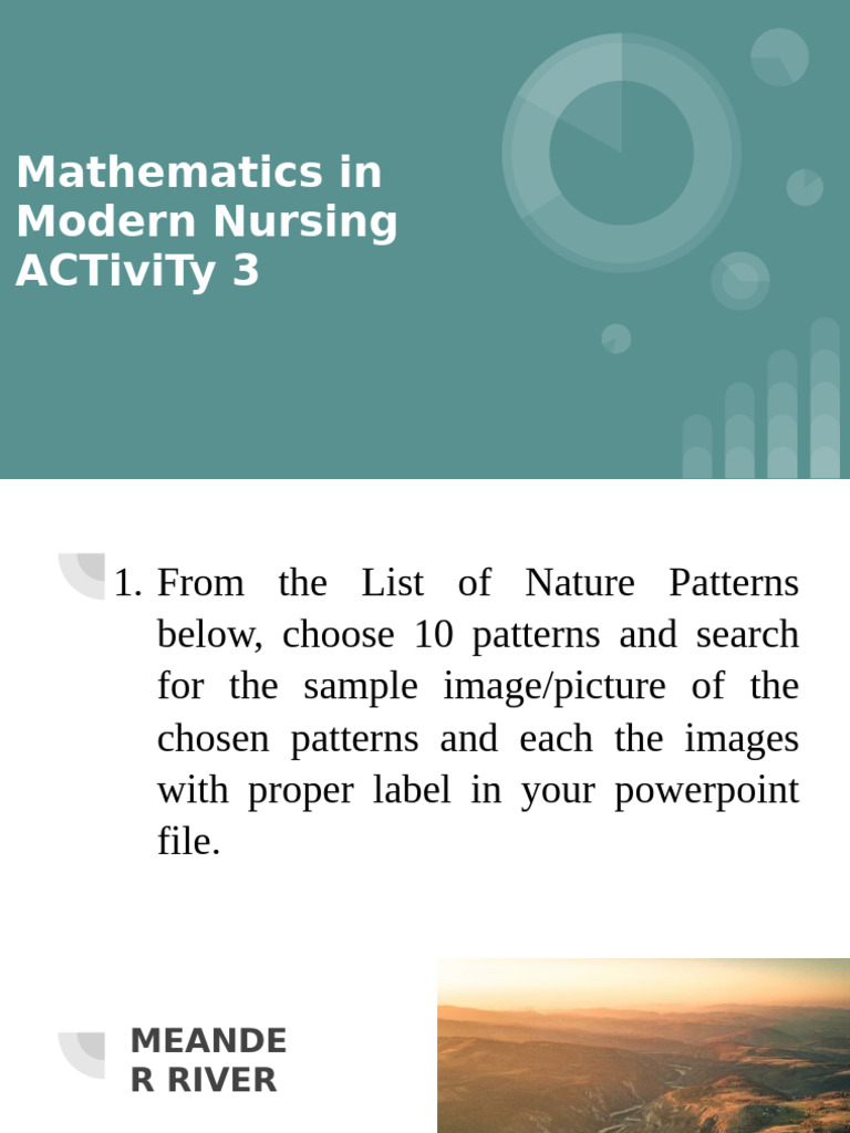 Mathematics in Modern Nursing ACTiviTy 3 | PDF