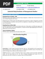 Download Tata Sky Marketing Plan by Swathi Velisetty SN8494250 doc pdf
