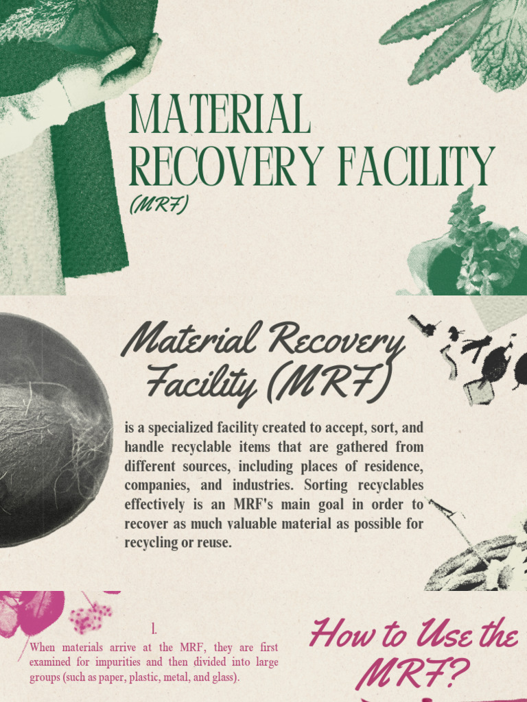 MRF Waste Segregation Importance | PDF | Waste | Recycling