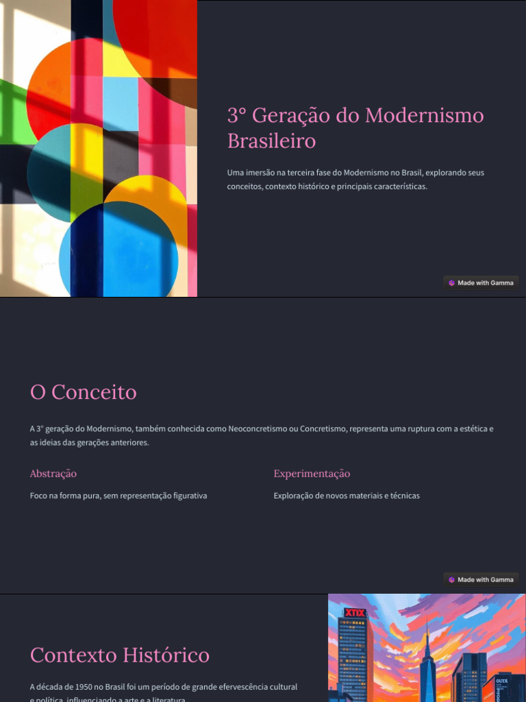3ª Geração do Modernismo Brasileiro | PDF | Poesia | Modernismo