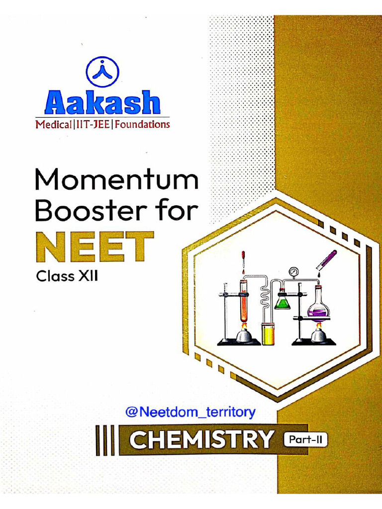 Momentum Booster Chemistry Class Xii Part 2 - Compress | PDF