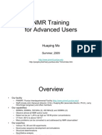 NMR Training 2009