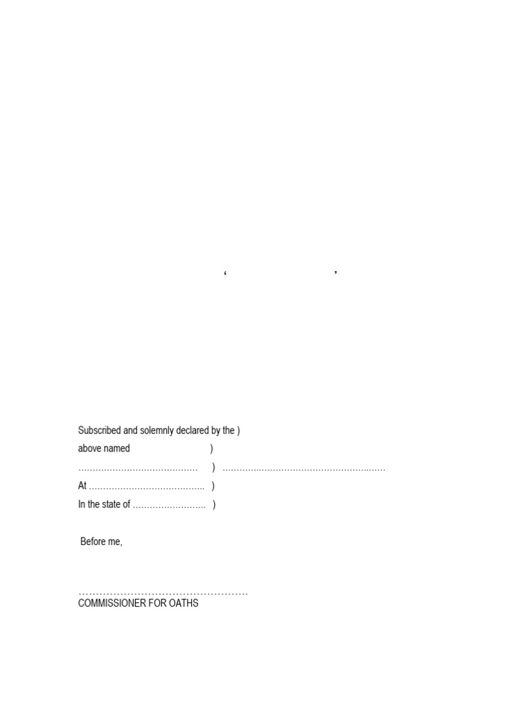 3 Statutory Declaration Pdf