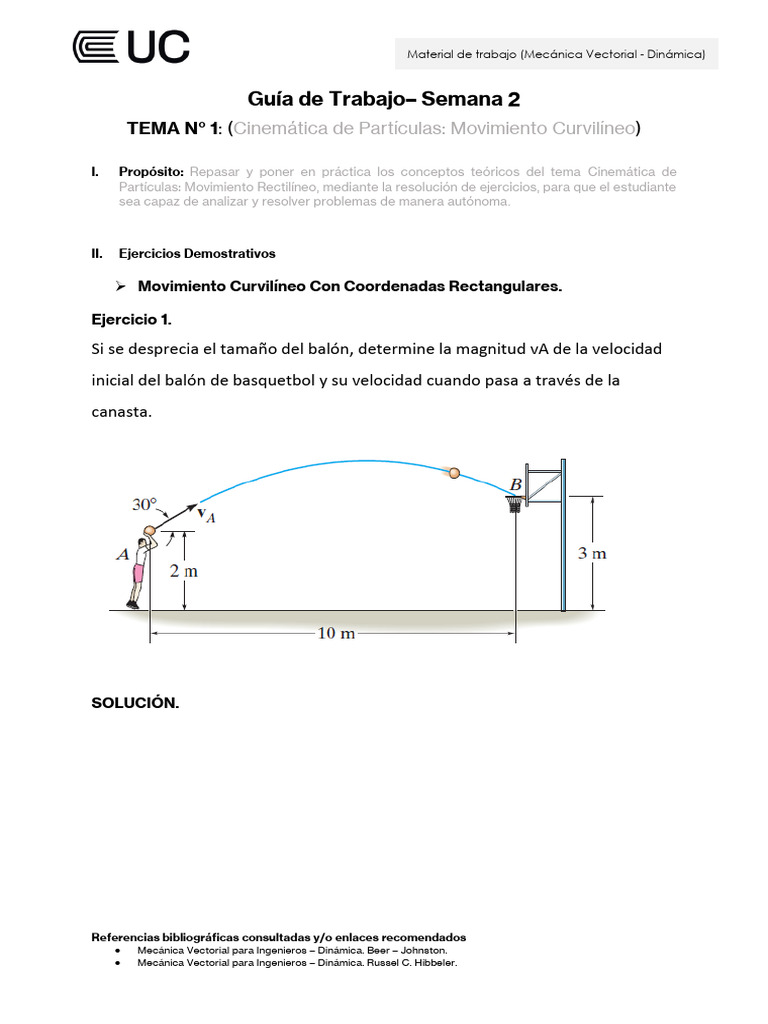 Material Practico Semana 2 | PDF | Mecanica clasica | Mecánica