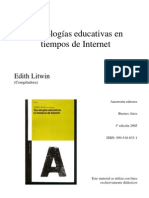 Litwin Edith - Tecnologías educativas en tiempos de internet