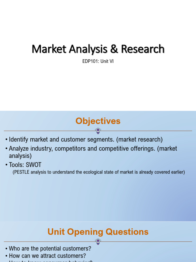 Market Analysis for Business Plans | PDF | Marketing | Pricing