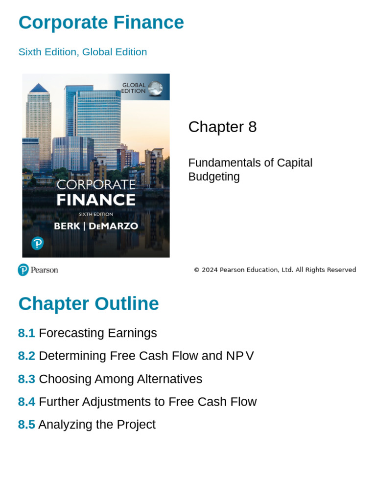 Capital Budgeting Fundamentals Explained | PDF | Depreciation | Book Value