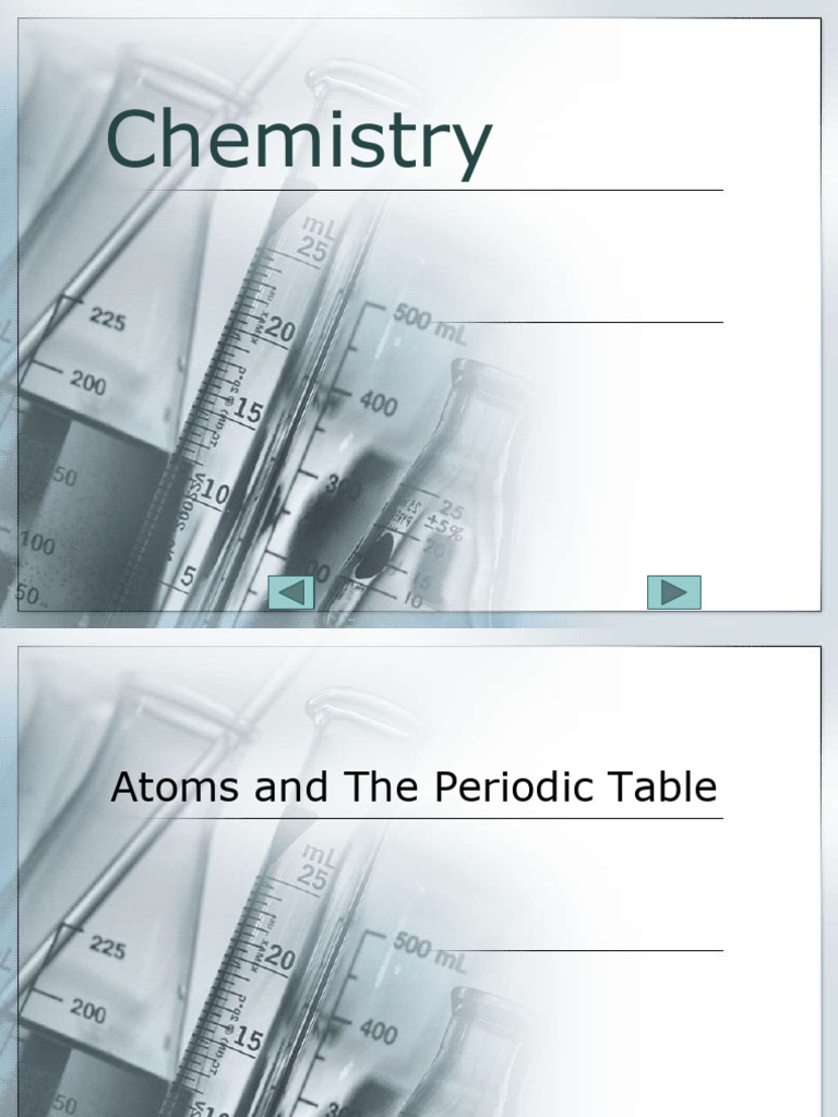 Atomic Theory and Periodic Table Overview | PDF | Atoms | Atomic Nucleus