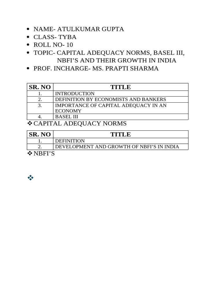 Understanding Capital Adequacy Norms | PDF | Basel Iii | Basel Ii