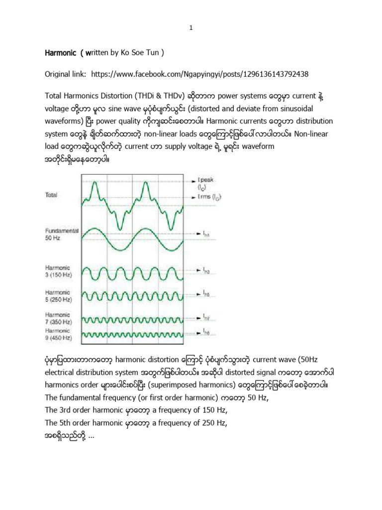 Understanding Total Harmonic Distortion | PDF | Electrical Engineering ...