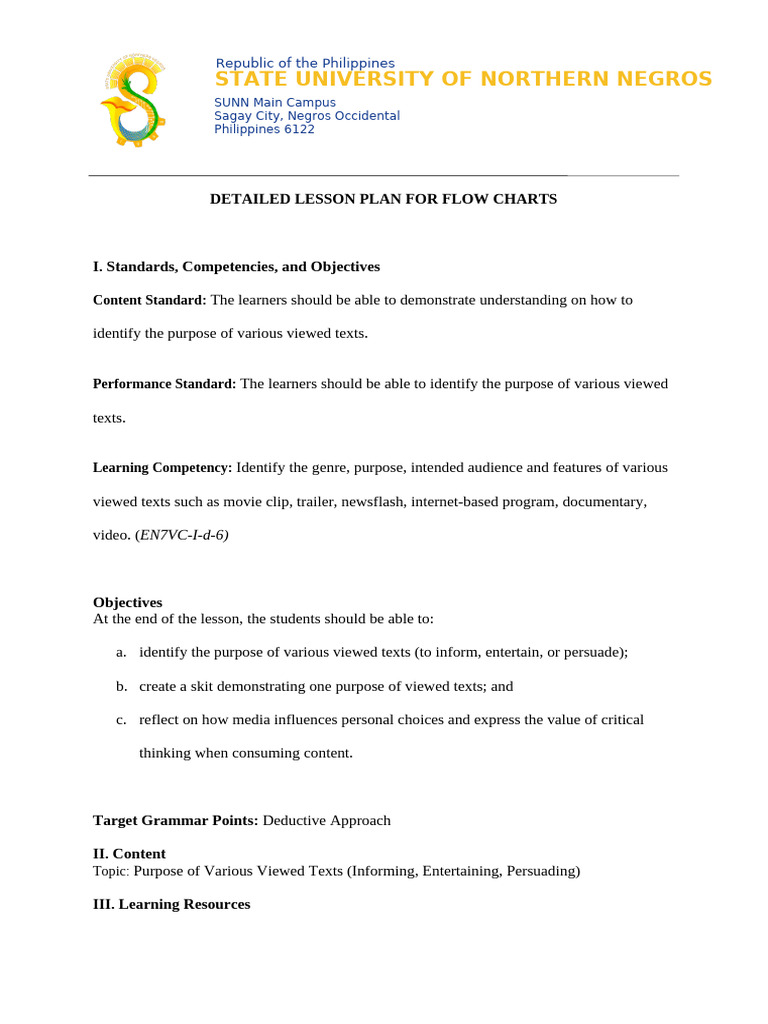 Lesson Plan on Analyzing Viewed Texts | PDF | Intelligence | Lesson Plan