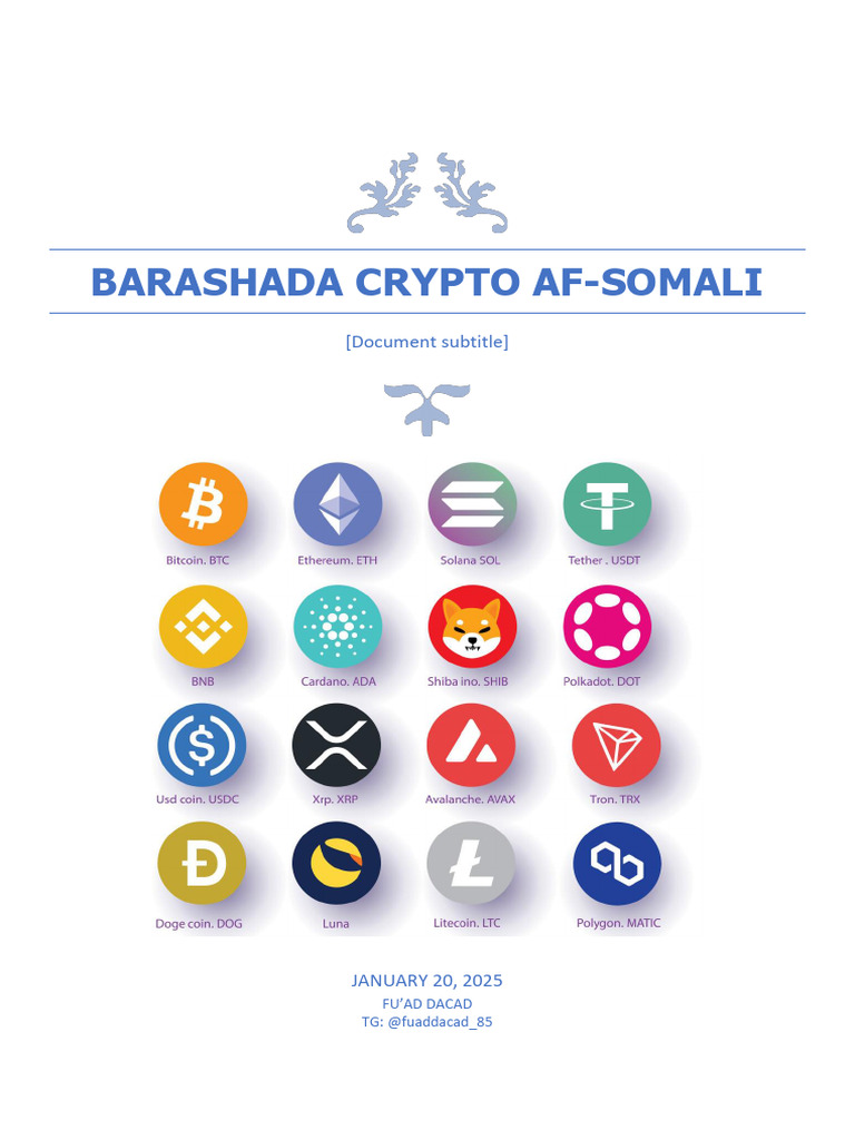Barashada Crypto Af-Somali | PDF | Distributed Computing | Financial  Technology