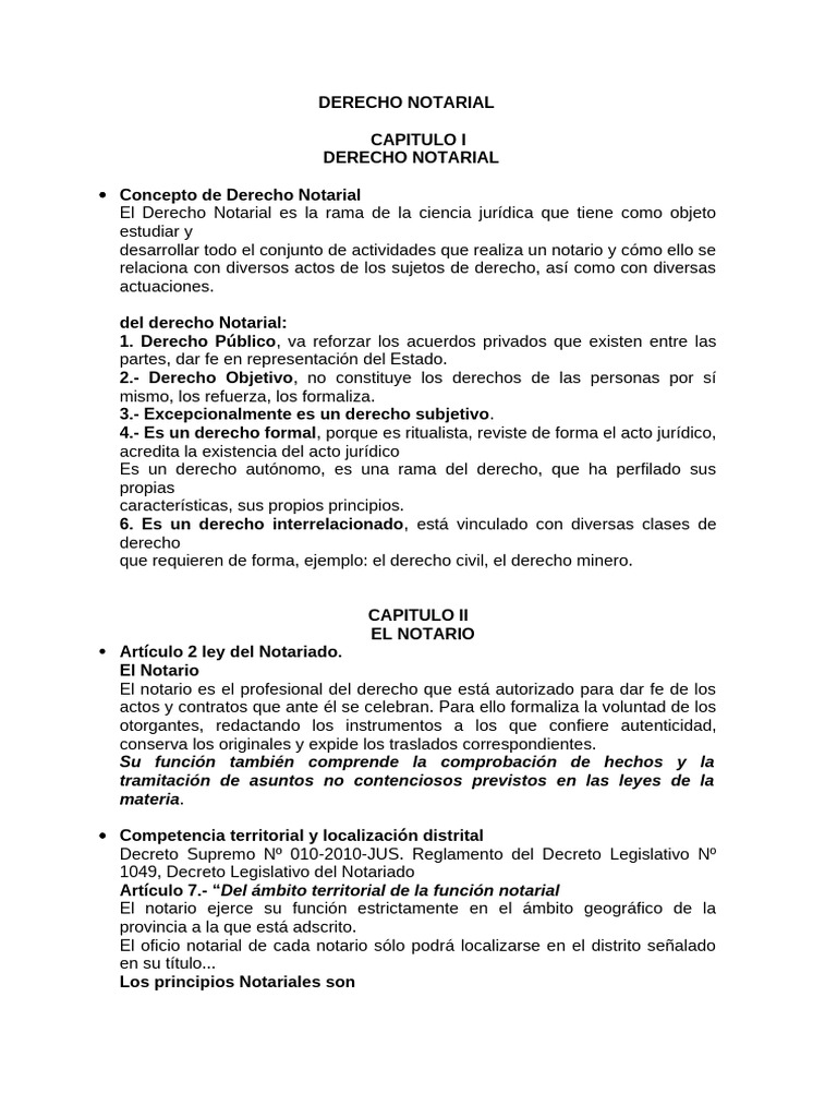 DERECHO NOTARIAL (1) | PDF | Justicia | Crimen y violencia