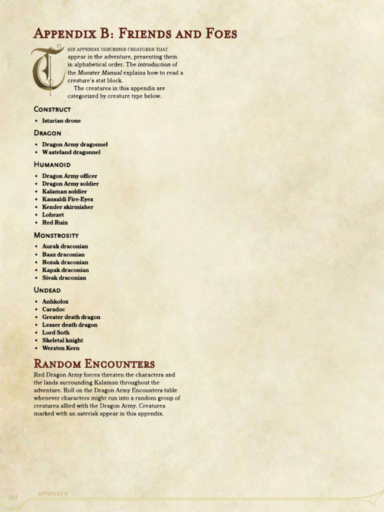 DL Monsters | PDF