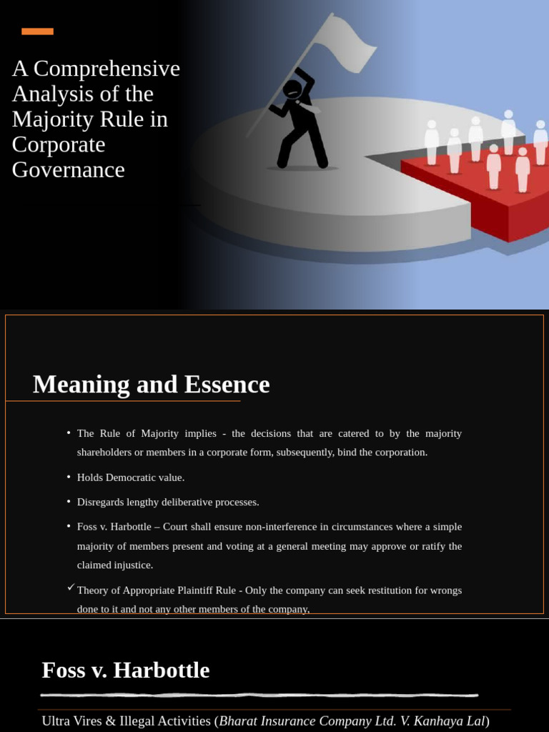 Majority Rule in Corp Governance | PDF