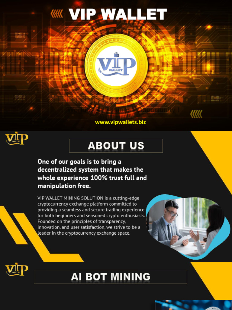 Vip Wallet Plan | PDF | Cryptocurrency | Computing