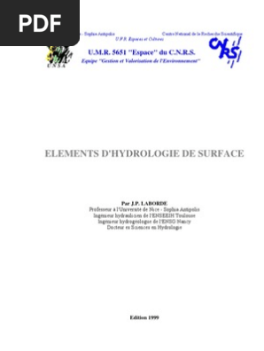 Eléments D'hydrologie de Surface | PDF | Loi de probabilité