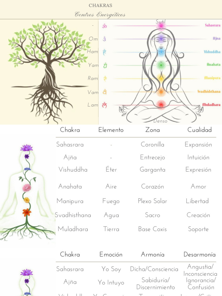Guía Completa de Chakras y Prácticas | PDF