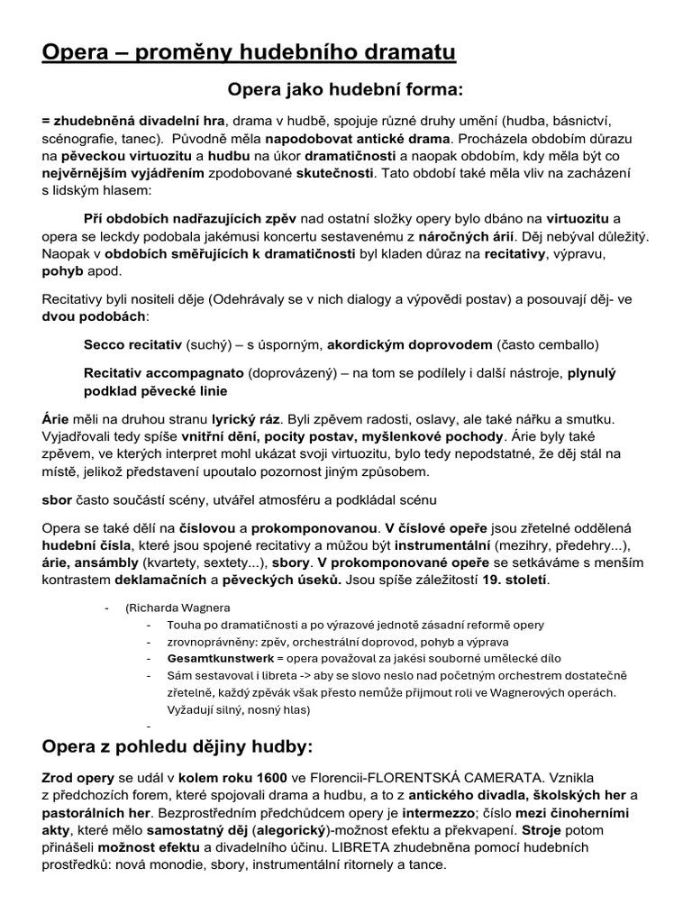 4 Opera | PDF
