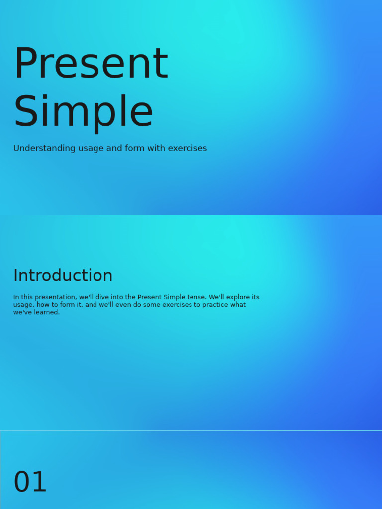 Present Simple Tense Overview | PDF