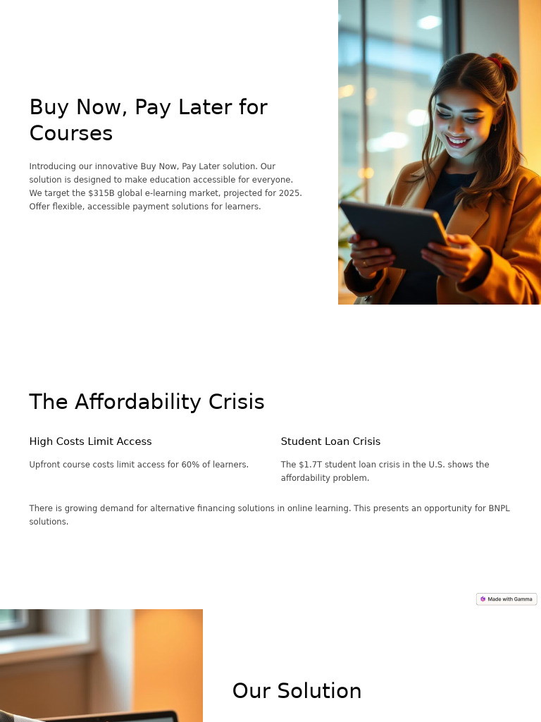 Buy Now Pay Later For Courses | PDF