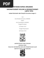 Download Laporan Kimor Isolasi Kurkumin Dari Kunyit by Dias Mandala SN84952243 doc pdf