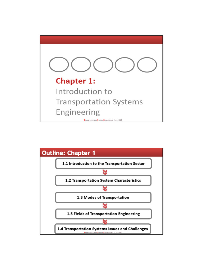 Introduction to Transportation Systems Engineering | PDF | Transport ...