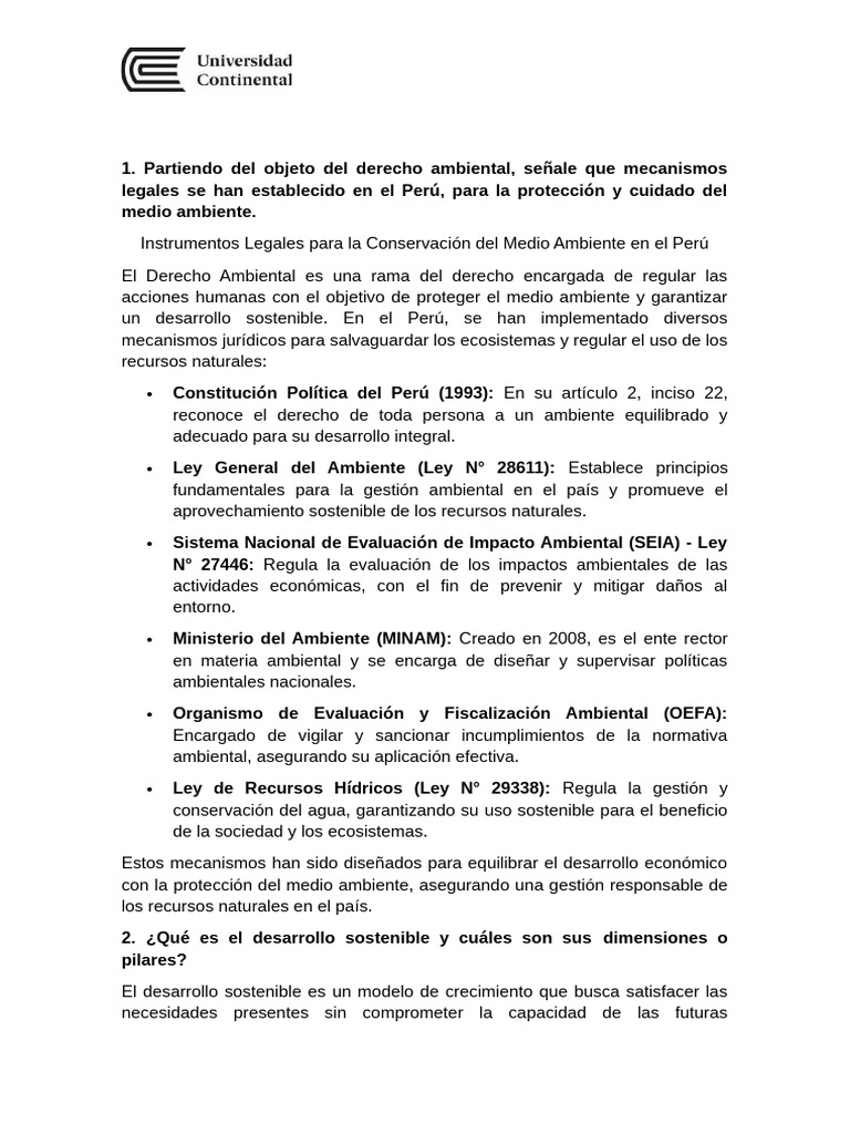 Derecho Del Medio Ambiente y Minerí | PDF | Sustentabilidad ...